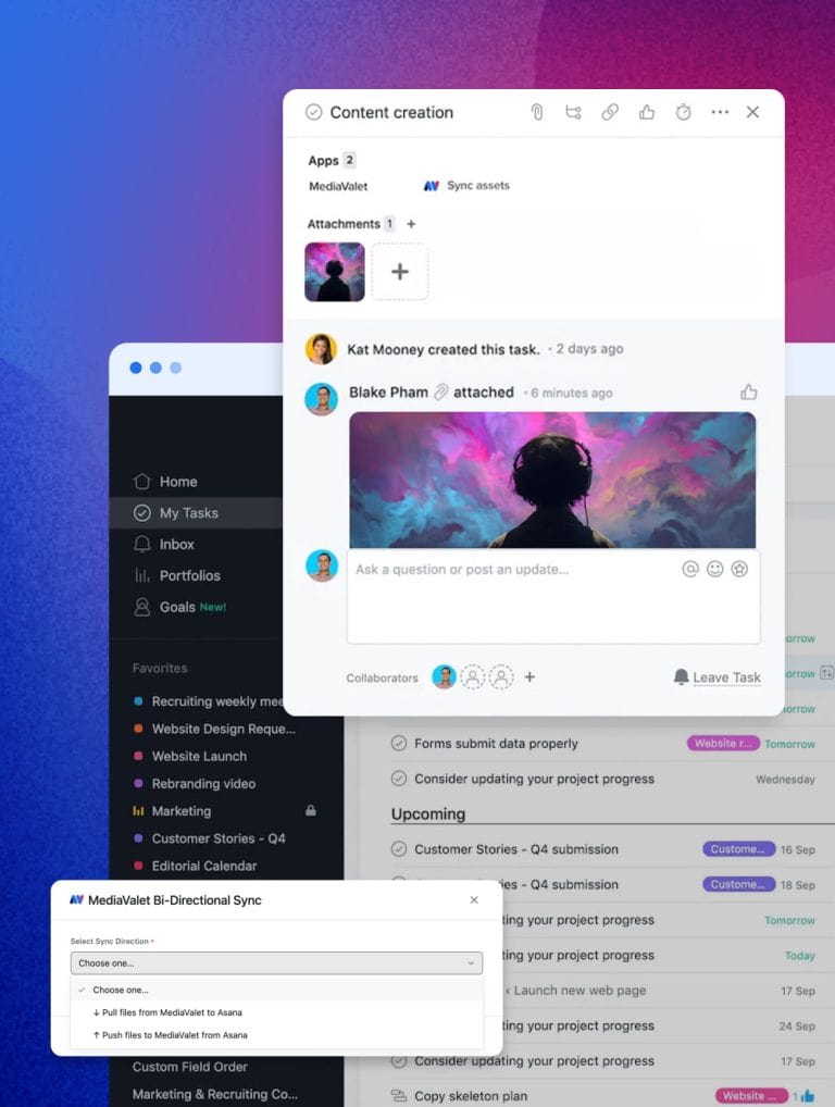 Asana News Release Card