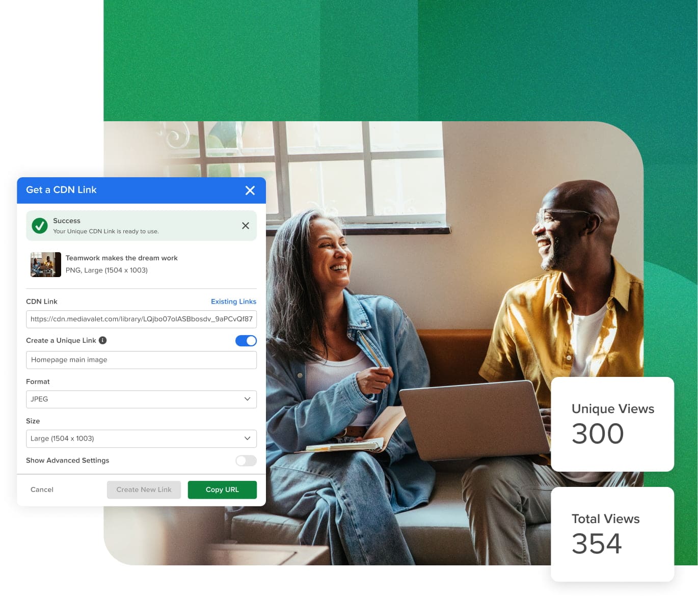 CDN Linking Hero Image Showing How to Grab a Direct Link