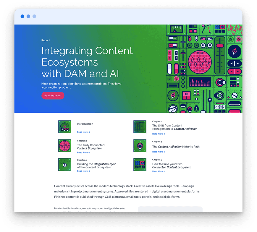 Content Ecosystem DAM AI Ebook Mockup