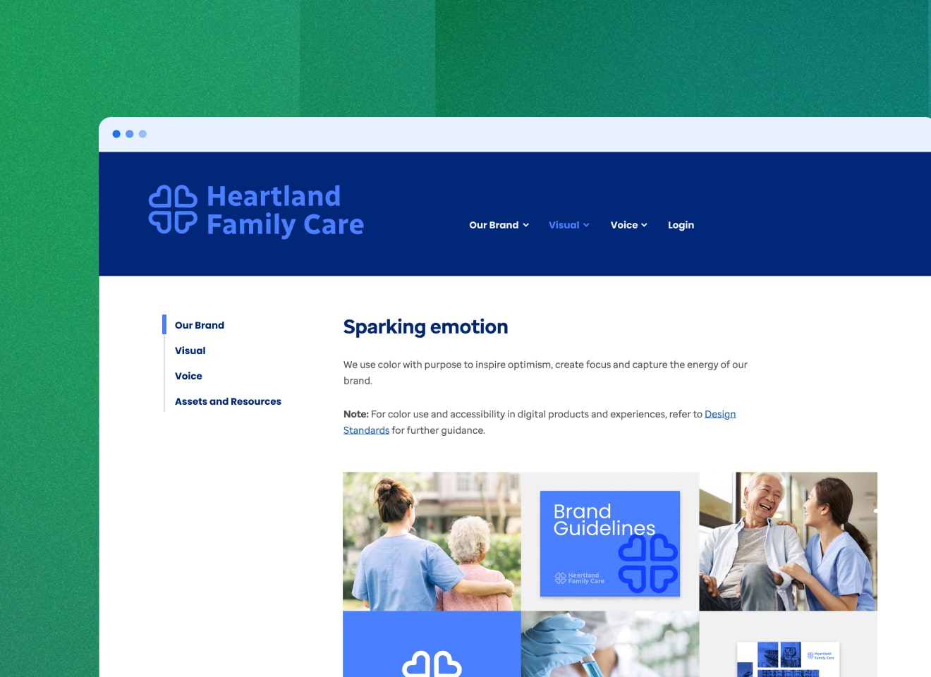 Experience Portal Curate content brand