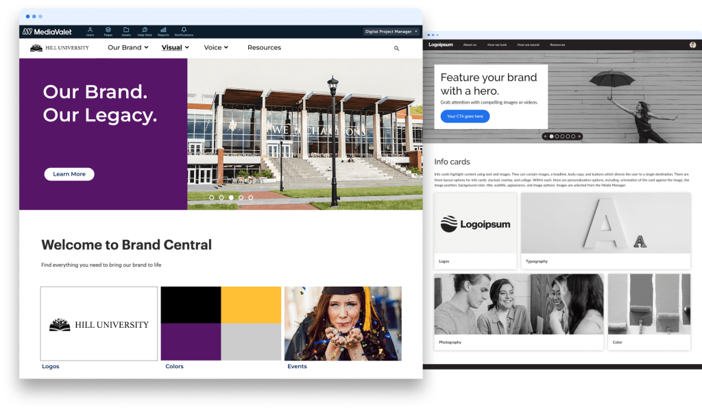 Experience Portals Mockup