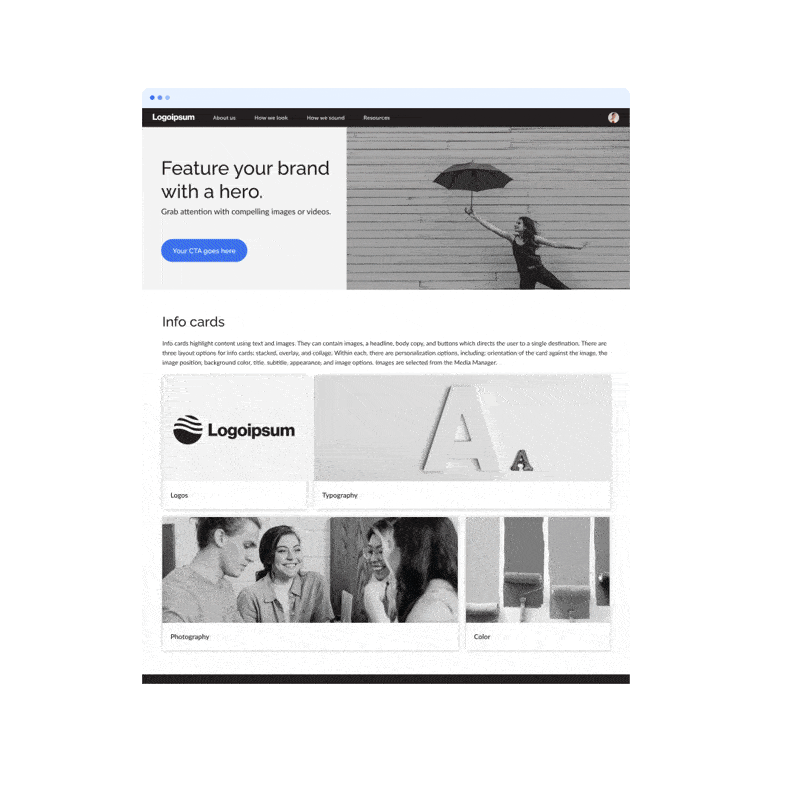 MediaValet Experience Portals Animation