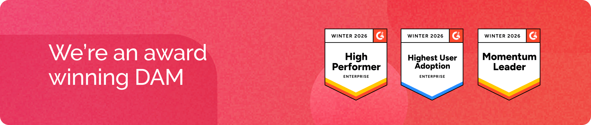 G2 2026 Award Winning DAM Banner