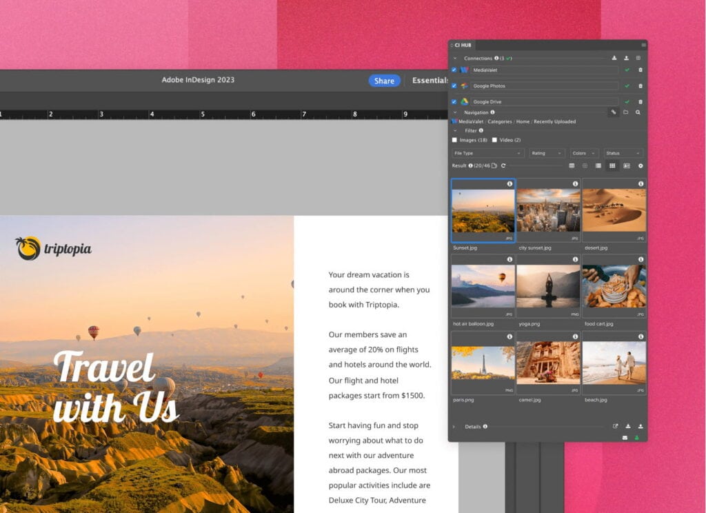 Integration Adobe Creative Cloud CIHUB Benefit 1