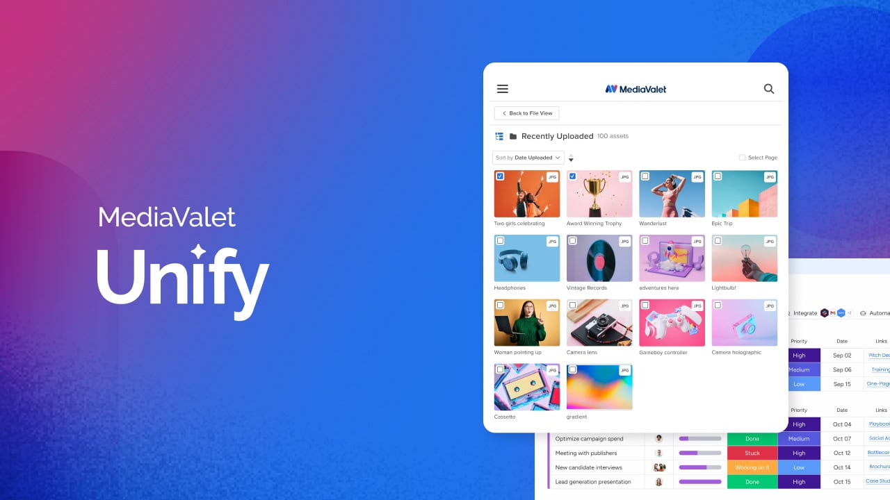 MediaValet Unify Video Thumbnail