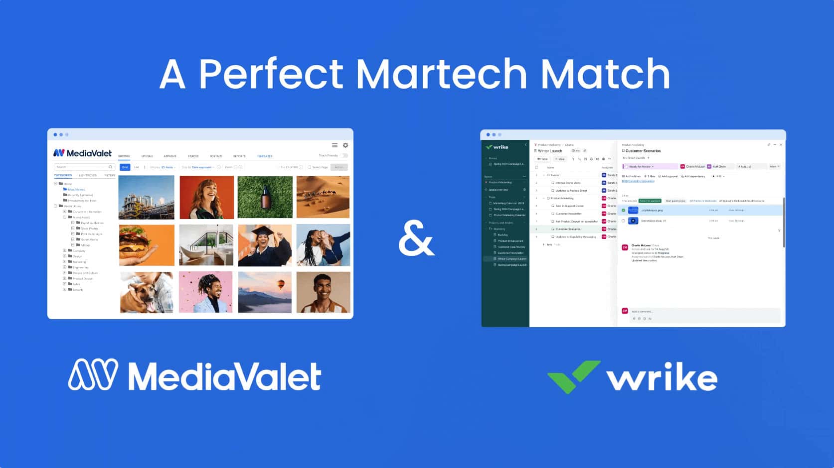 MediaValet Wrike Integration Video Splash Screen