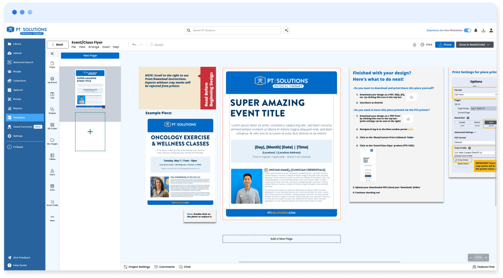 PT Solutions MediaLibrary Marq