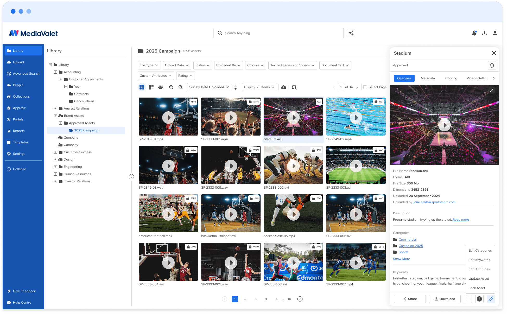 Video Preview Tiles