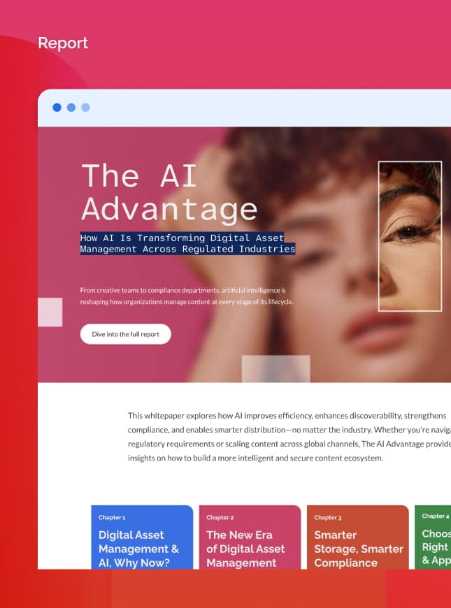 Screenshot of a report titles The AI Advantage
