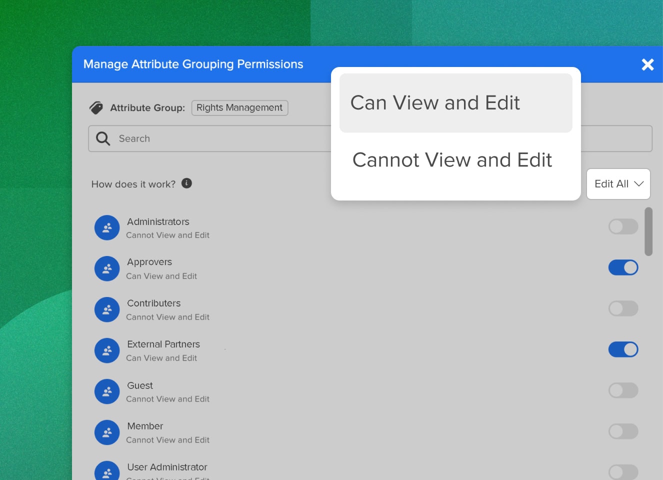 User Permissions Advanced Permission Controls