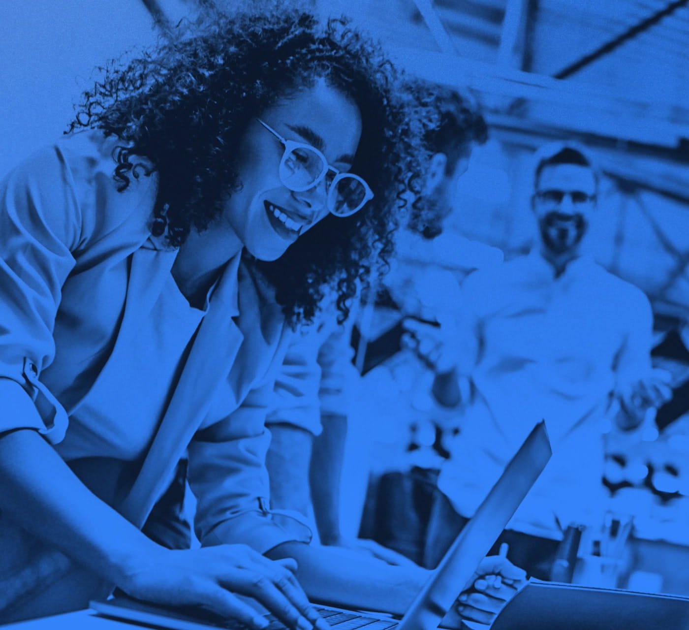 Business people collaborating in a meeting room